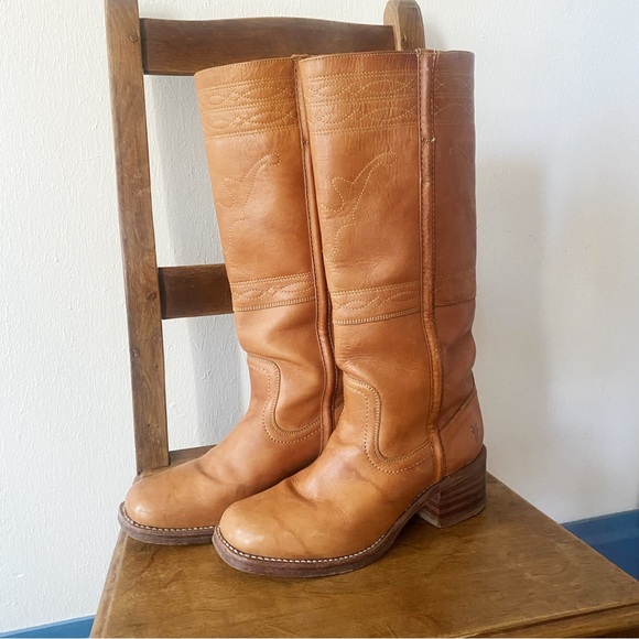 Vintage Frye Campus Boots - Picture 2 of 6